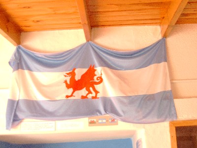 Welsh-Patagonian flag at the Welsh Centre