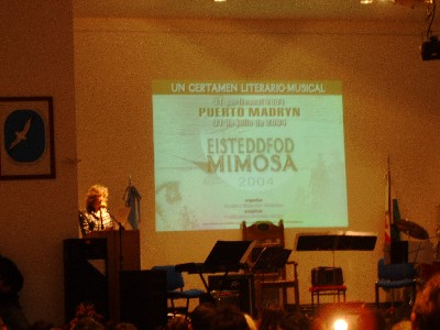 Introduction to Eisteddfod Mimosa, the first Eisteddfod in Madryn