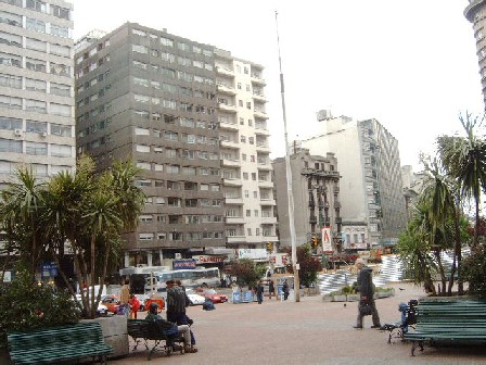 Lots of concrete in the city centre