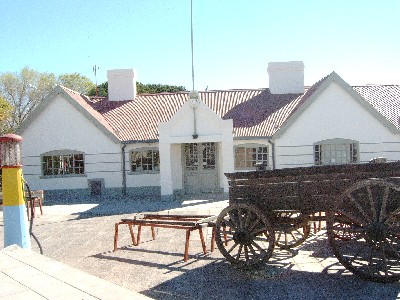 Former railway station in Trelew, now a museum