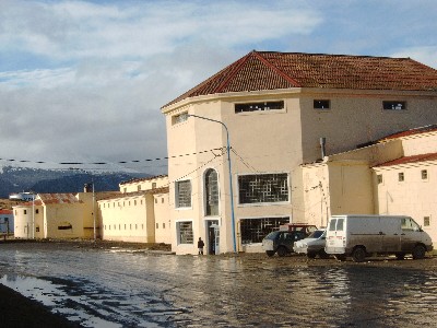 Outside the former prison in Ushuaia