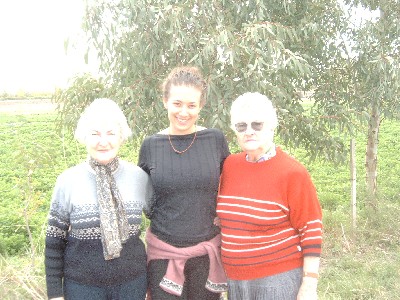 Elena, Claire and Granny