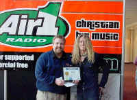 Phil Joel receiving Muzik Award