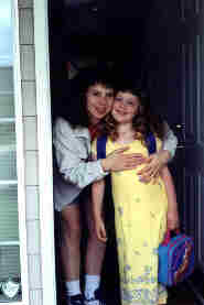 Mom sending Krista off but didn't want to ler her go.