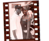 Me and Hyacinthe down town Port of Spain