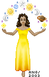 In honor of my astronomy class. I love the celestial props, and also the other doll I wanted to adopt was a few pixels too high for my 'single size' section.