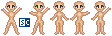 Set 3 (Two poses by Sarah)