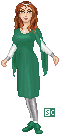 Arvana is a Forest Guardian, but she'd also technically be Lizeyl's High Priestess. I couldn't stand looking at the original, so I re-shaded it. It's okay, I guess.