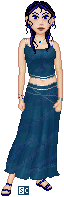 A much better version of Zia. I tried to give this one wings, but it didn't work. (Her full name is Azianne.)