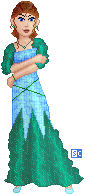 Deryn is entirely magical, so she could dress like this if she wanted to.  Usually she doesn't.  (And the magic thing is a secret, ssh!)
