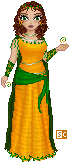 I doubt Arrian is her only name. She's something that resembles an earth mage. The doll really looks nothing like the character, although exotic is appropriate.