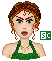 I made this portrait of Gina when I was playing with hair.
