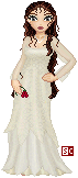 Isn't that dress gorgeous? A request for Judie, based on a character from her poem.