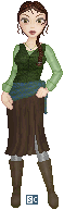 Finally, a full-sized appearance of Kit... in a slightly unusual outfit.