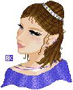 Wavy hair would be more appropriate for Trinian, but halfway through I decided she'd be Lissana, instead.