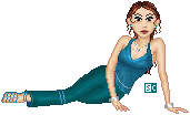 Mira has the simplest outfit, but that's probably more skin than she's showed in her life. I'd like her to be an acrobat, but unless I can work learning tumbling skills in somewhere, she'll be Deryn's assistant.