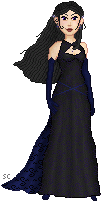 Zandra Ravenhair makes a pretty convincing evil sorceress, don't you think?