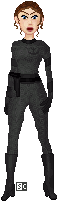 Salli prepared for a rebel commando operation. (Kind of boring, but I needed to complete the set.)