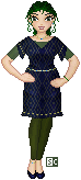 Saralyn in a style I like to call 'Magician Casual'