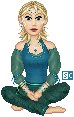 Her name is Via, and she's from a science fiction storyline. Nevermind her outfit.