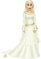 Seliene looks much too young. (Try the alternate version for use against darker backgrounds, or if you can't see the shading.)