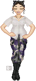 My first (and maybe last) camouflage.  It's a request from Teka based on a photo she sent me. Not for adoption.