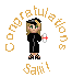 Heather made me a graduation gift, yay!