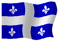 The Flag from the province of Quebec (Les Fleurs D'elise)