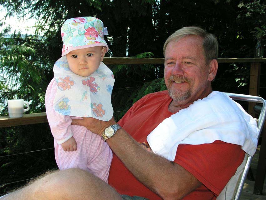 Grandpa doesn't have the milk.