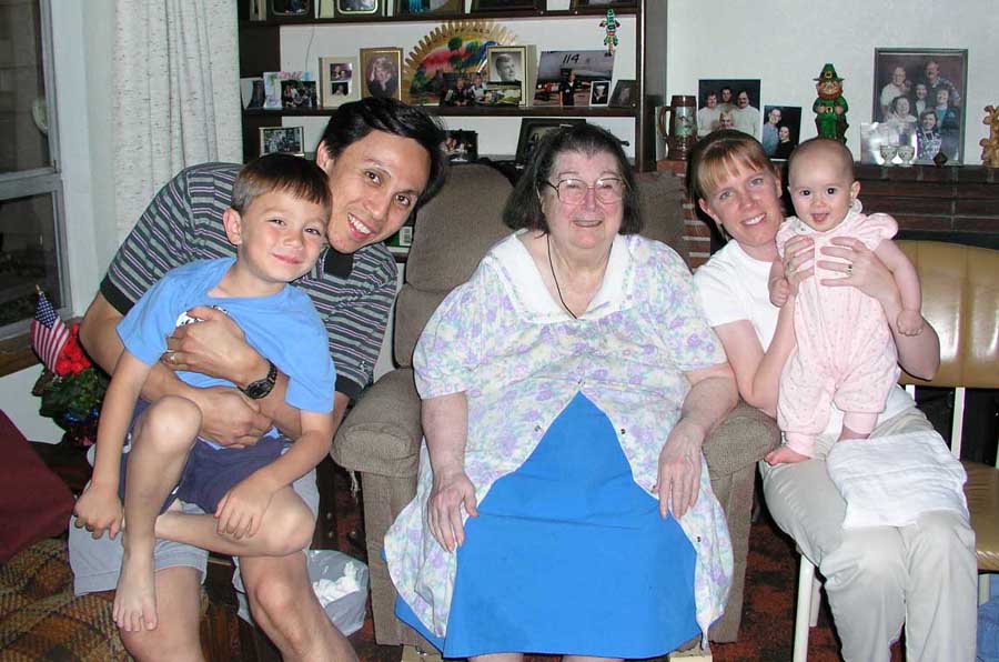 Grandma and our family.
