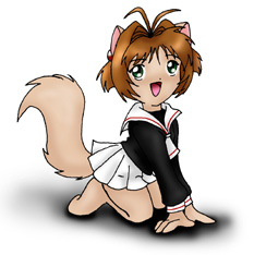 Sakura Kitty by Ghost