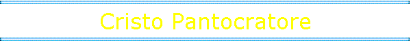 Cristo Pantocratore