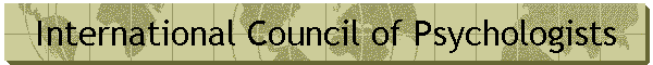 International Council of Psychologists