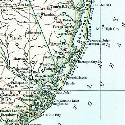 Map Showing MHC's location in NJ