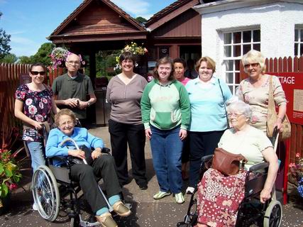 The IDEA gang at Burns Cottage.