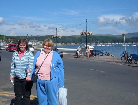 Two IDEA Members Exploring Millport.
