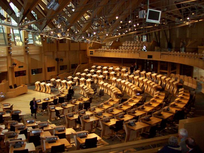 Inside the Scottish Parliament