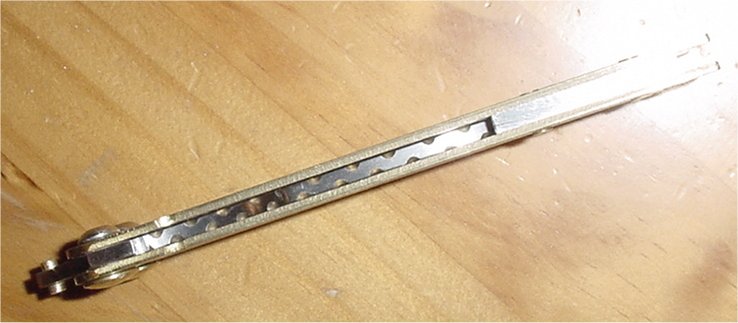 File work showing through closed handle