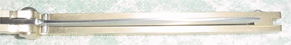 Edge View of Wavy Blade