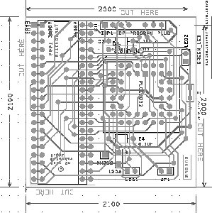 4MHz Circuit Board, Final Version.