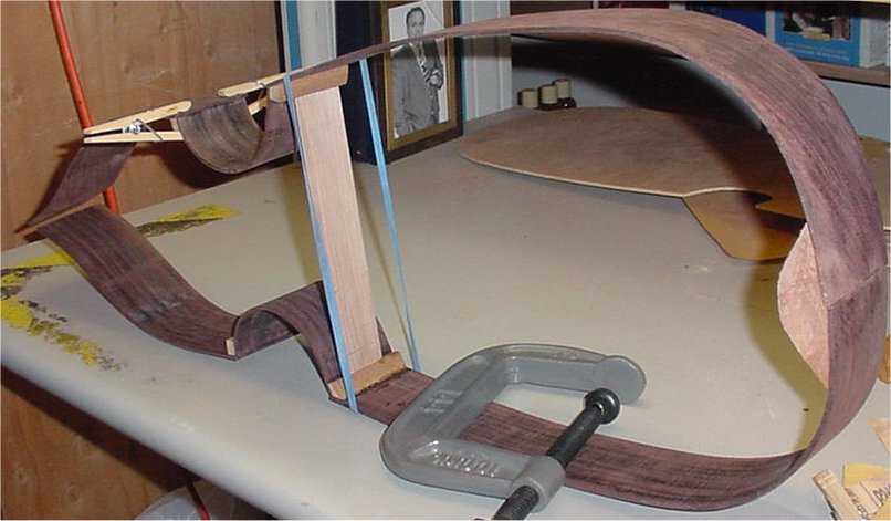 Initial Side Glueing.