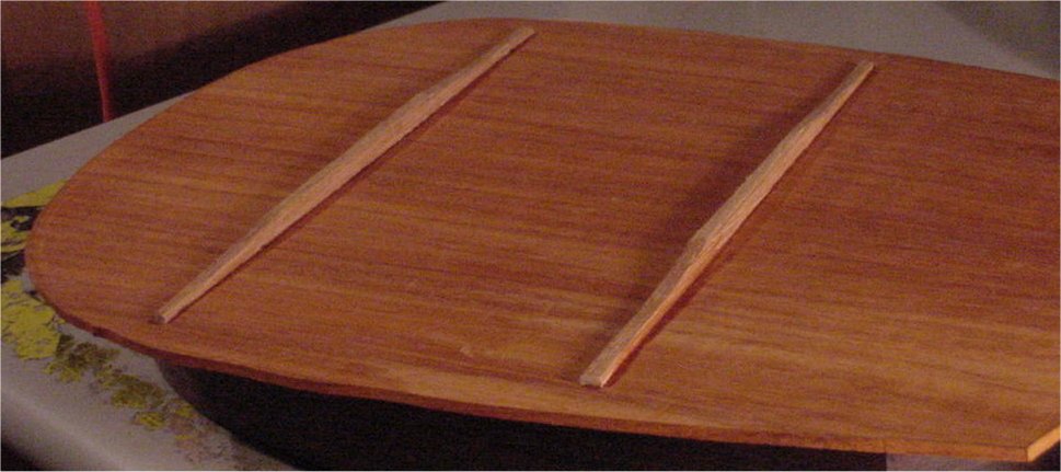 Back Bracing, Mahogany.