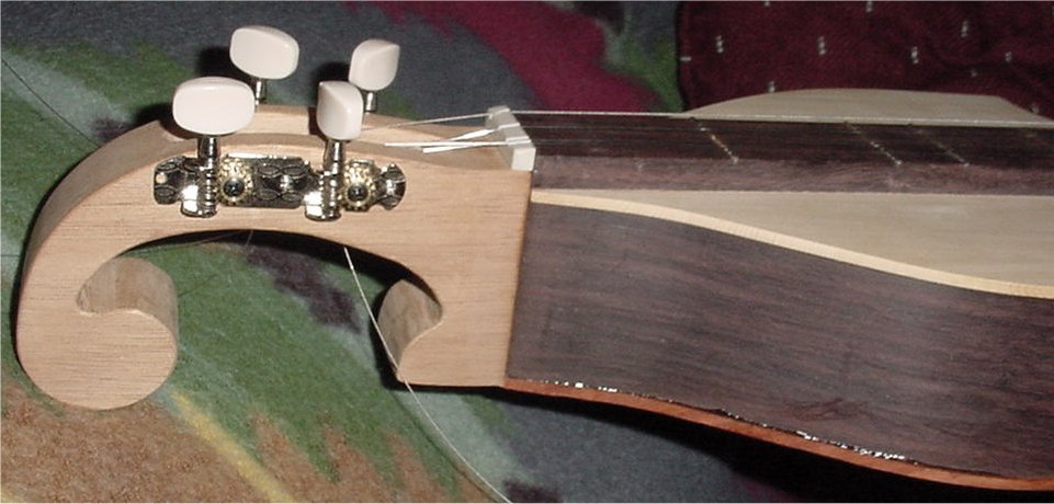 Bottom not edge finished, yet. Glue visible.
