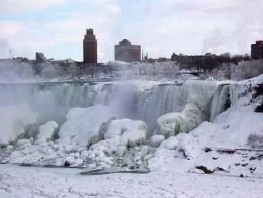 Niagara Falls, the puny US side