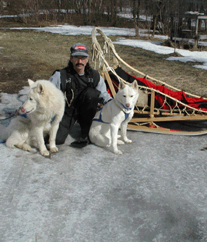Photo of me and some of my dogs