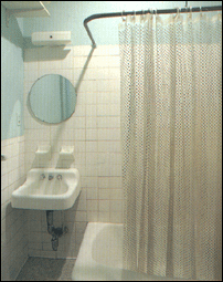 Rachel's bathroom.
