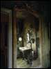 Tarnished silver mirror