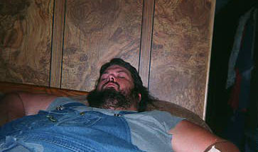 Jadon caught me sleeping