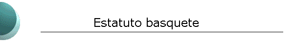 Estatuto basquete