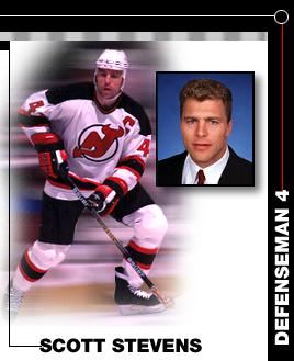 OK.  This picture totally doesn't look like the Scott Stevens that i've seen playing hockey...how much makeup did they put on the poor guy for this photo?